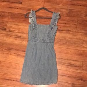 NWT! Denim Bib Dress